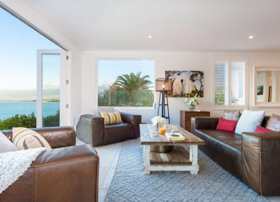 Showcasing our furniture inside this cliff top property.